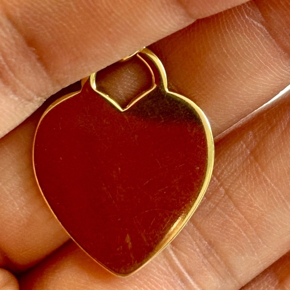 TIFFANY & CO SOLID 18K 18KT GOLD HEART TAG CHARM BRACELET WITH BOX RETAIL=$6700 - Picture 10 of 12